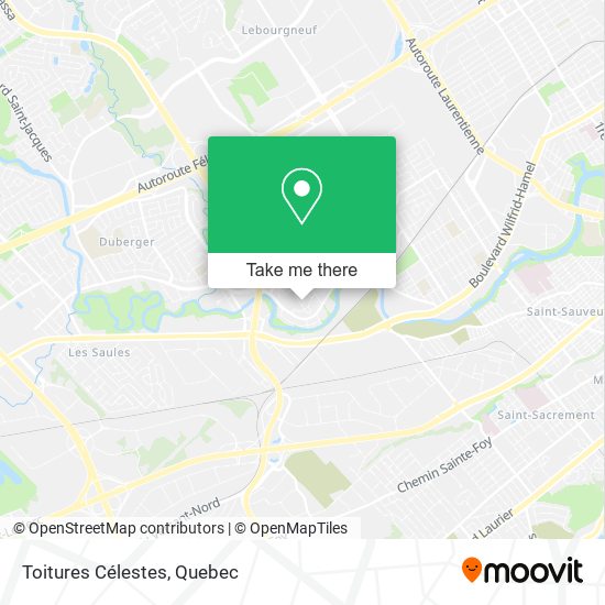 Toitures Célestes map