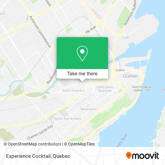 Experience Cocktail map