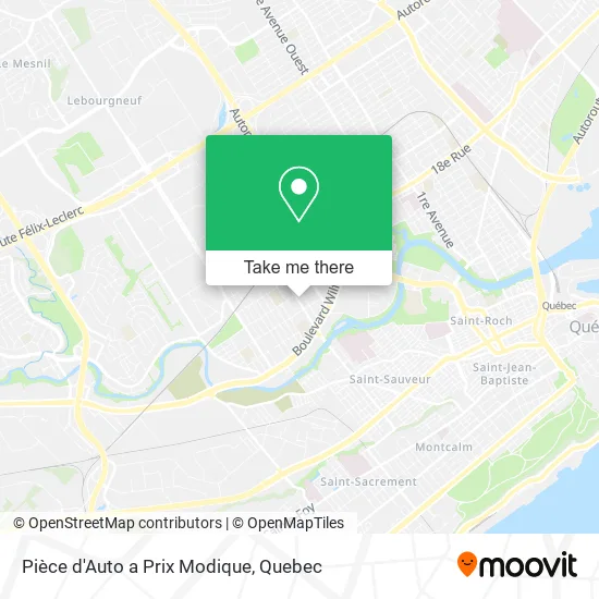 Pièce d'Auto a Prix Modique map