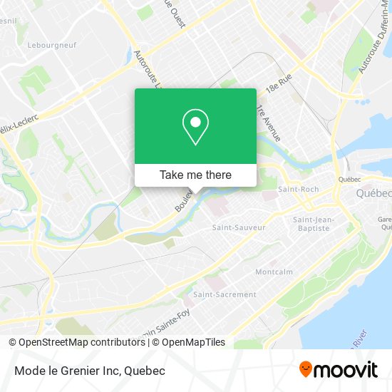 Mode le Grenier Inc map