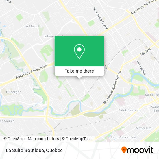 La Suite Boutique map