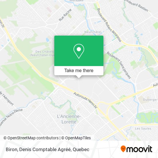 Biron, Denis Comptable Agréé map