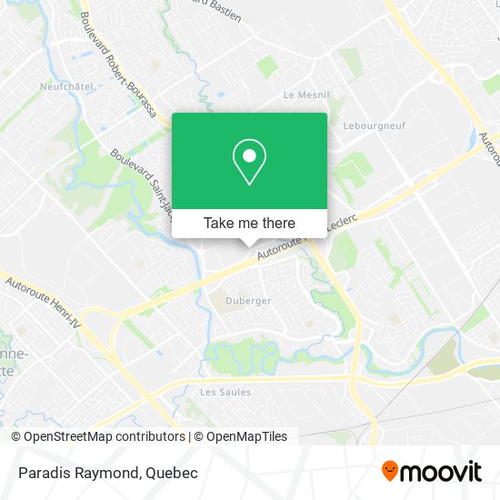 Paradis Raymond map