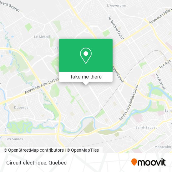 Circuit électrique map