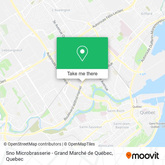 Sno Microbrasserie - Grand Marché de Québec map