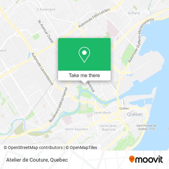 Atelier de Couture map