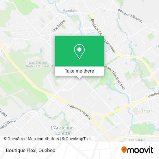 Boutique Flexi map