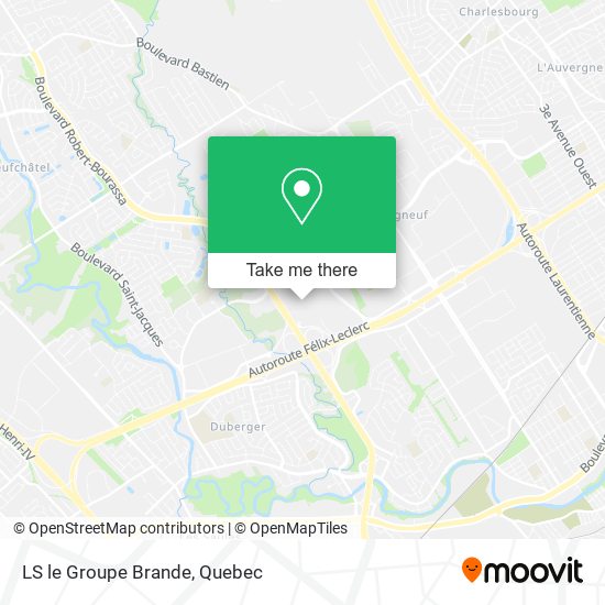 LS le Groupe Brande map