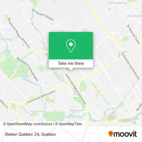 Rieker Quebec 24 map