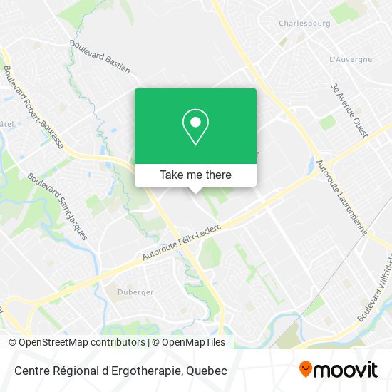 Centre Régional d'Ergotherapie map