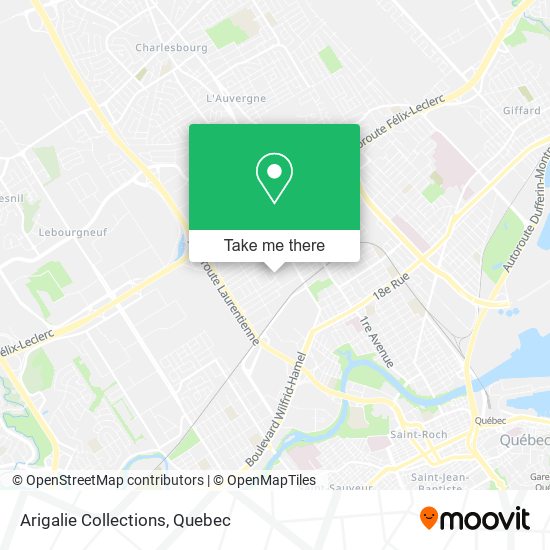 Arigalie Collections map