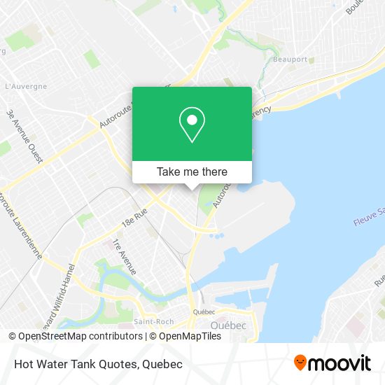 Hot Water Tank Quotes map