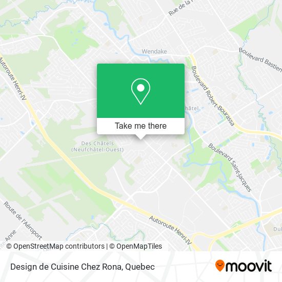 Design de Cuisine Chez Rona map