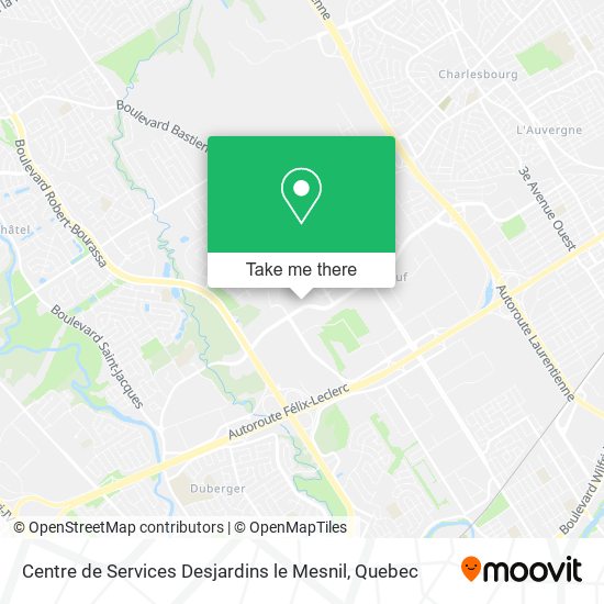 Centre de Services Desjardins le Mesnil map
