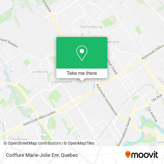 Coiffure Marie-Jolie Enr map
