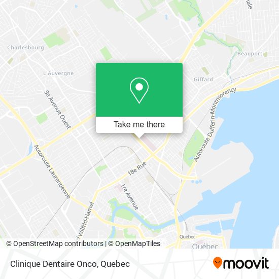 Clinique Dentaire Onco map
