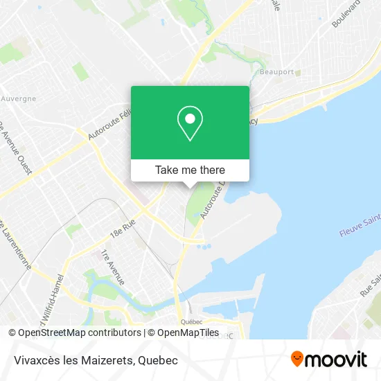 Vivaxcès les Maizerets map