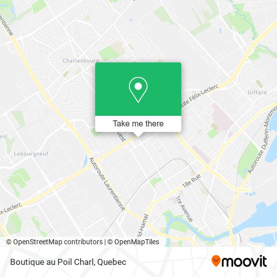 Boutique au Poil Charl map