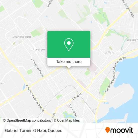 Gabriel Torani Et Habi map