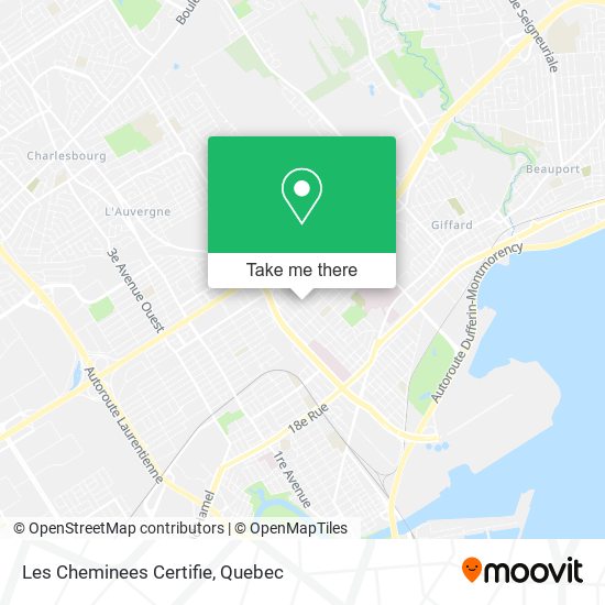 Les Cheminees Certifie map