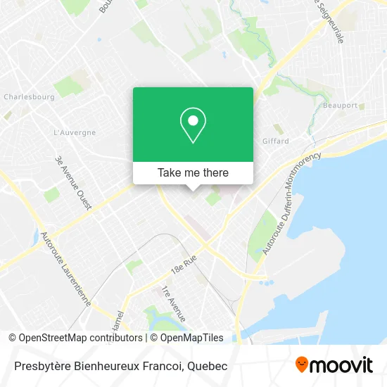 Presbytère Bienheureux Francoi map