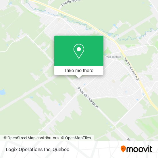 Logix Opérations Inc map