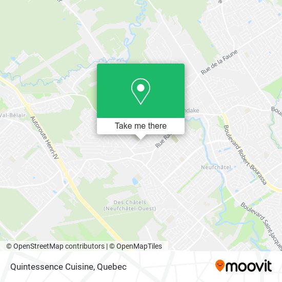 Quintessence Cuisine map