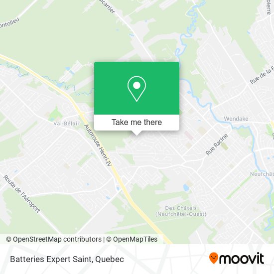 Batteries Expert Saint map