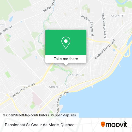 Pensionnat St-Coeur de Marie map