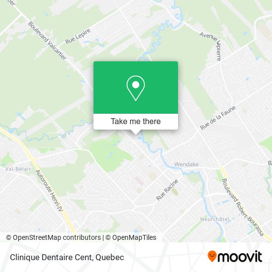 Clinique Dentaire Cent map