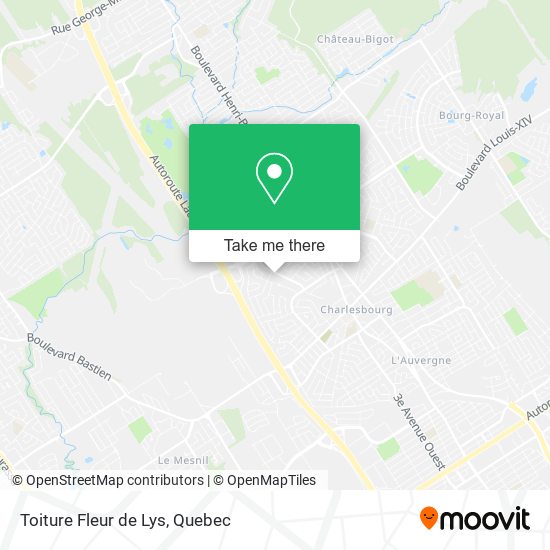 Toiture Fleur de Lys map
