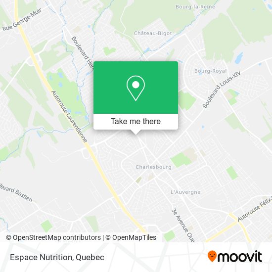 Espace Nutrition map