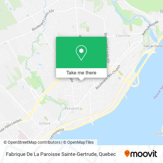 Fabrique De La Paroisse Sainte-Gertrude map