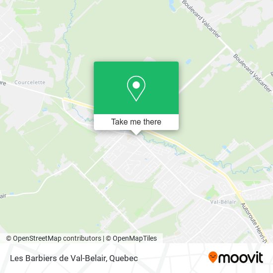 Les Barbiers de Val-Belair map