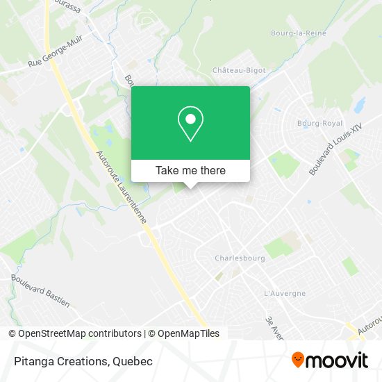 Pitanga Creations map