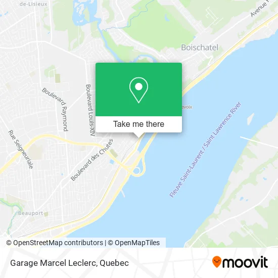 Garage Marcel Leclerc map