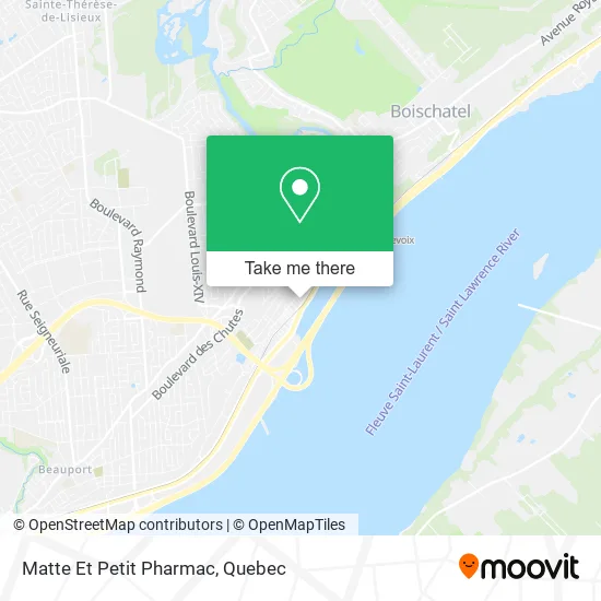 Matte Et Petit Pharmac map