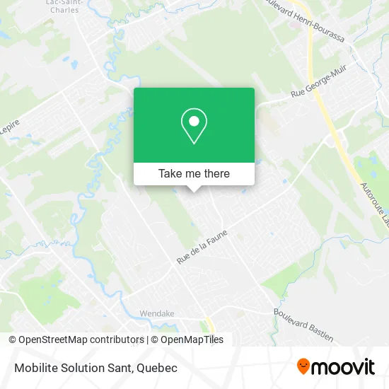 Mobilite Solution Sant map