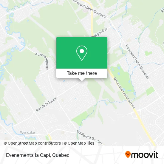 Evenements la Capi map