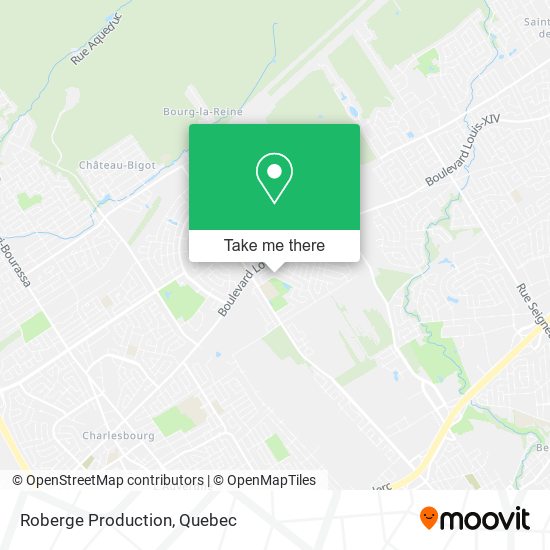 Roberge Production map