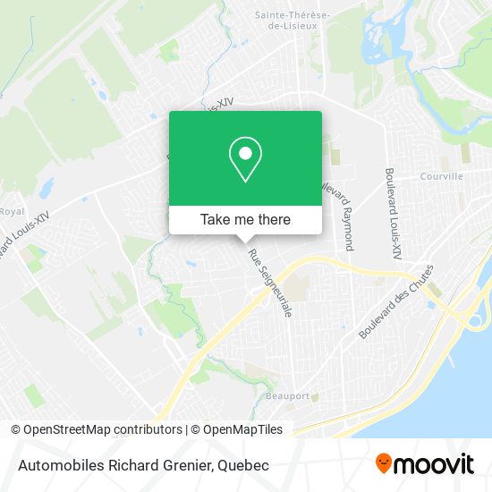 Automobiles Richard Grenier map