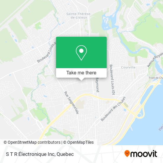S T R Électronique Inc map