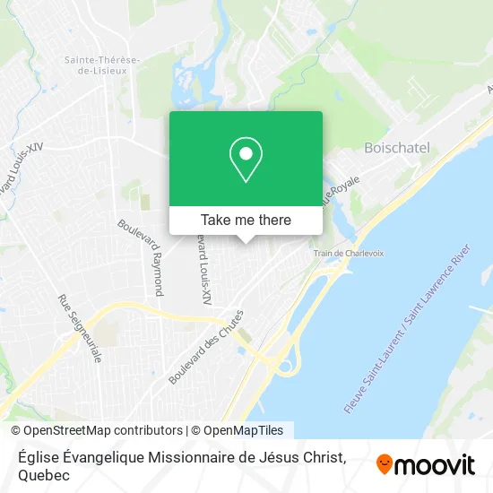 Église Évangelique Missionnaire de Jésus Christ map