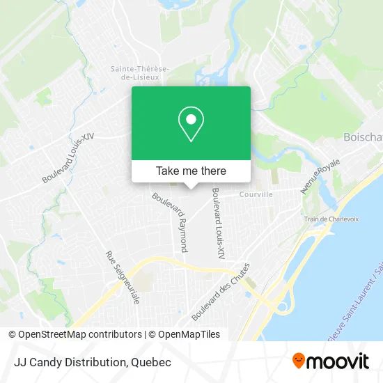 JJ Candy Distribution map