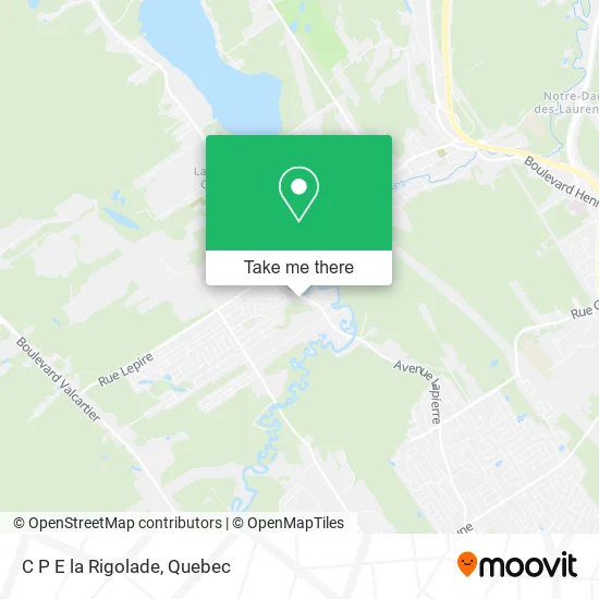 C P E la Rigolade map