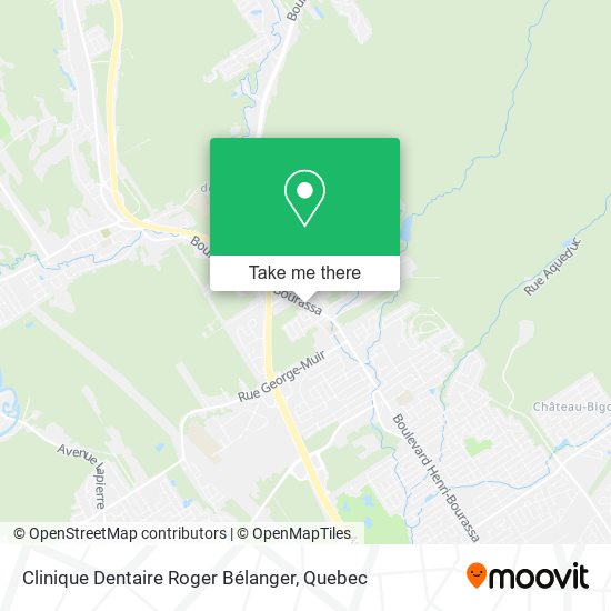 Clinique Dentaire Roger Bélanger map