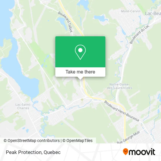 Peak Protection map