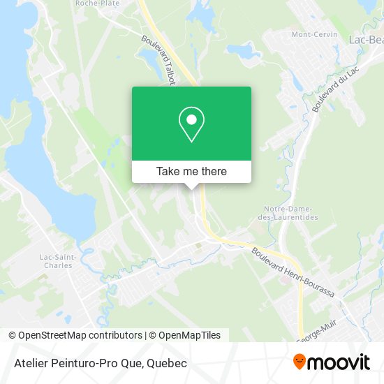 Atelier Peinturo-Pro Que map