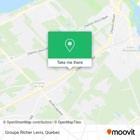 Groupe Richer Levis map