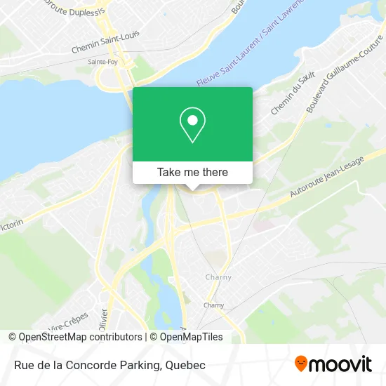 Rue de la Concorde Parking map